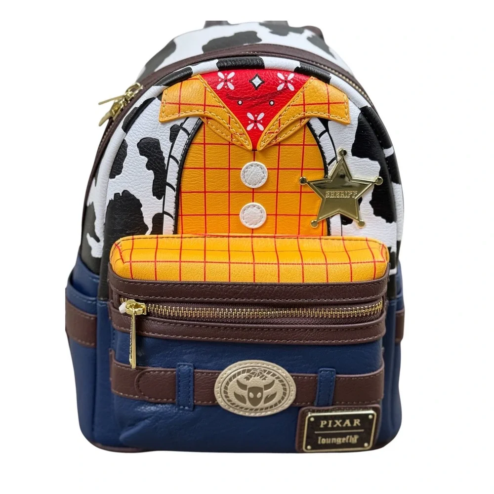 NWT Loungefly HARD TAG Disney Sheriff Wood Toy Story Mini Backpack Bag Purse